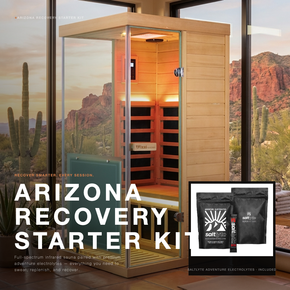 Arizona Recovery Starter Kit – Sauna + Electrolytes