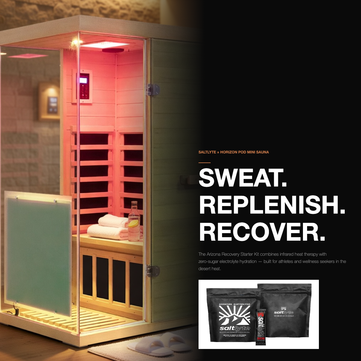 Arizona Recovery Starter Kit – Sauna + Electrolytes