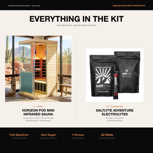 Arizona Recovery Starter Kit – Sauna + Electrolytes